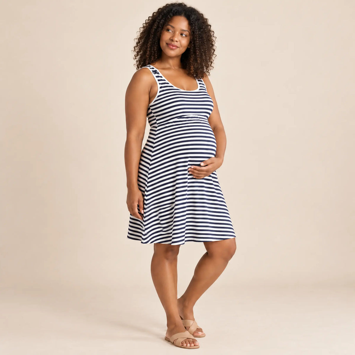 Zelma: 2 Pack Sleeveless Jersey Dress — maternity lookbook, look 05
