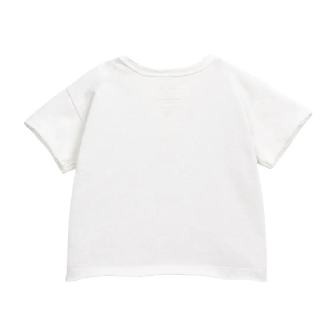 Plain White Jersey T-shirt & Ocean Leaves Swim Shorts PLAY UP