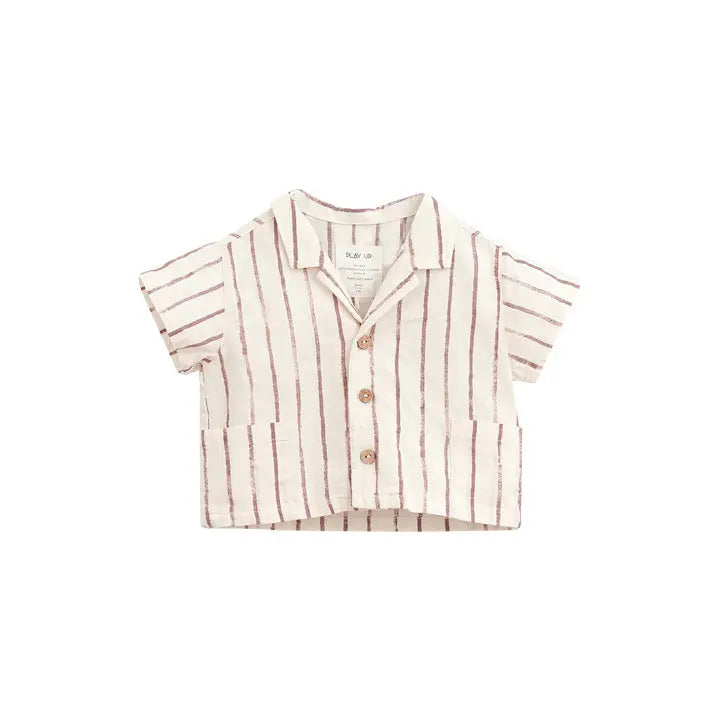 Striped Fabric Baby Shirt PLAY UP