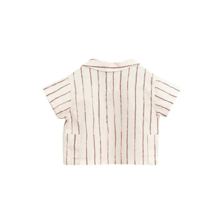 Striped Fabric Baby Shirt PLAY UP