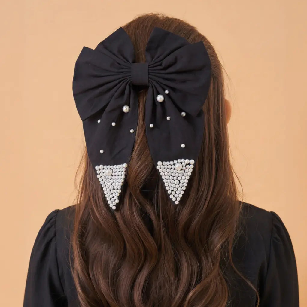 Radiant Noir Bow LAYALEE