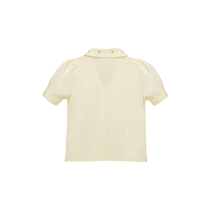 Puff Sleeve Blouse Saar Bleached Sand