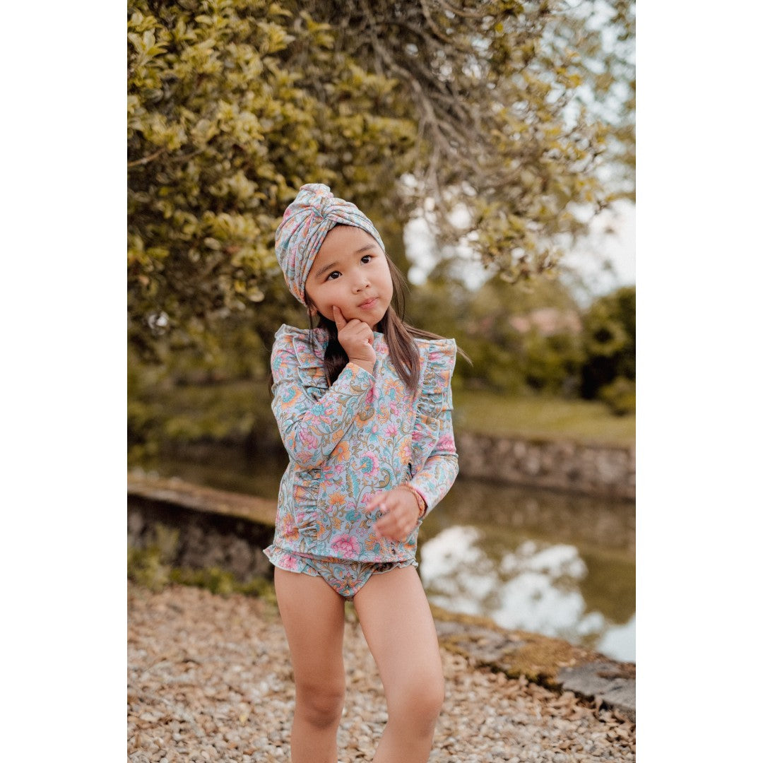 Bathing Turban Abina - Water Riverside Flowers