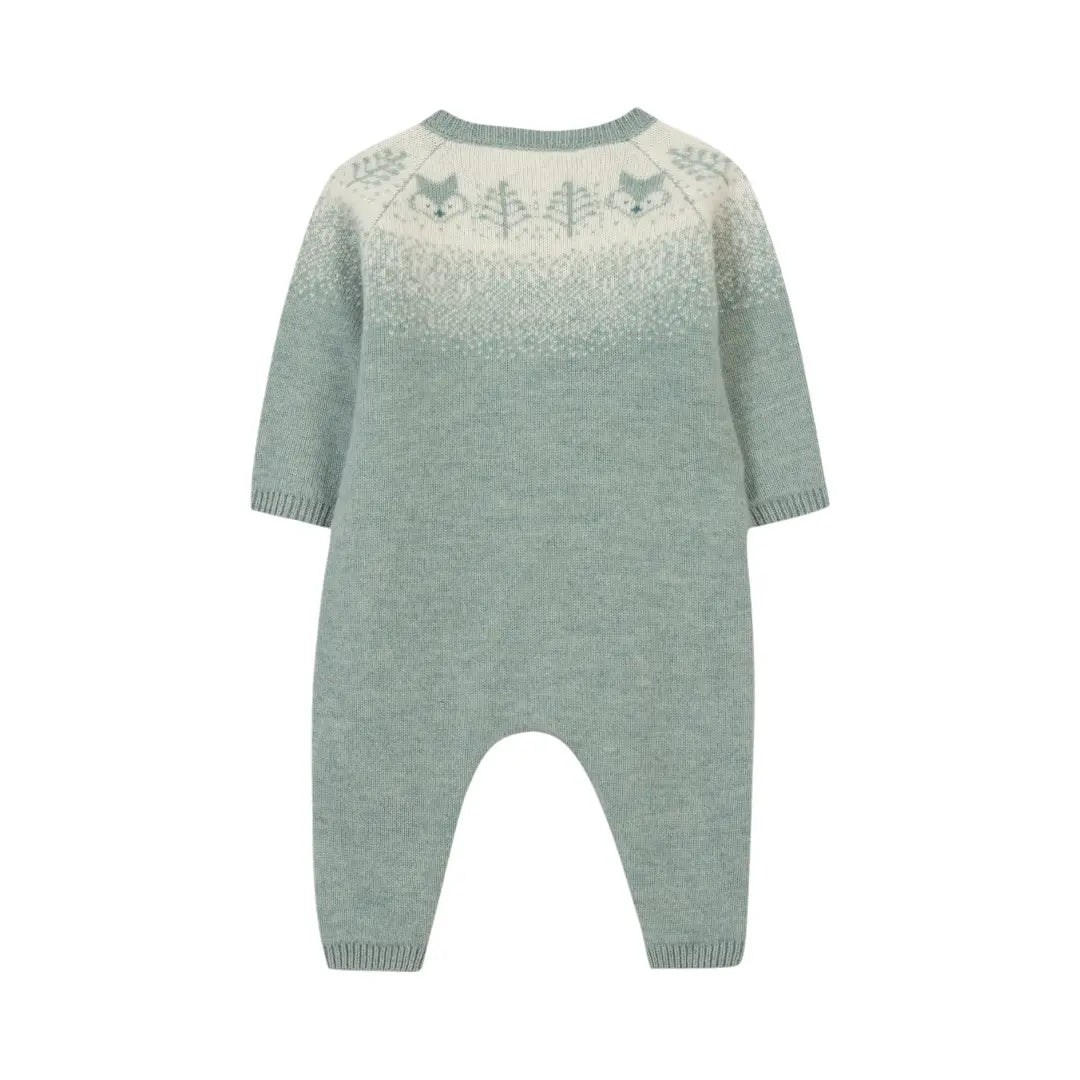 Wool Cashmere Onesie - Jade Green TARTINE ET CHOCOLAT