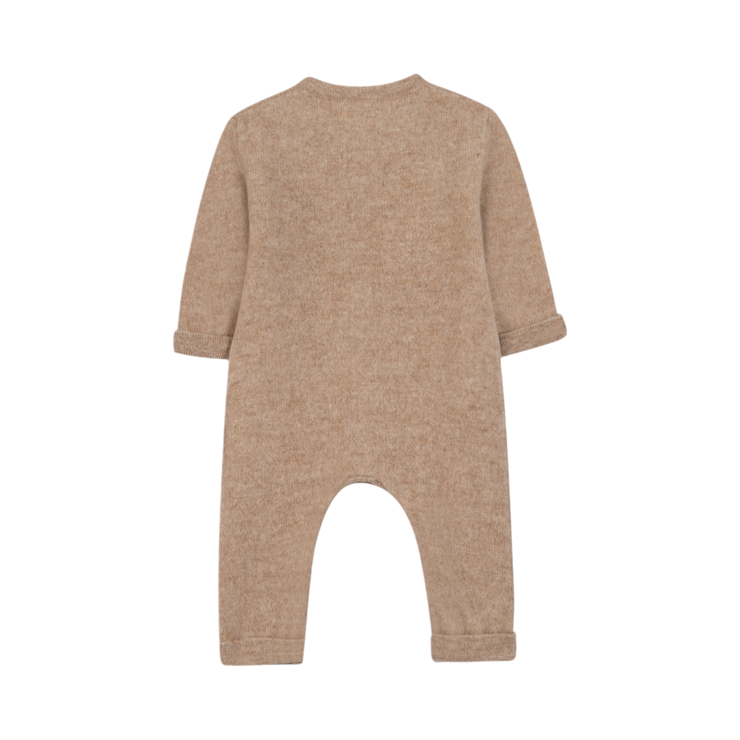 Cotton Wool Onesie - Camel