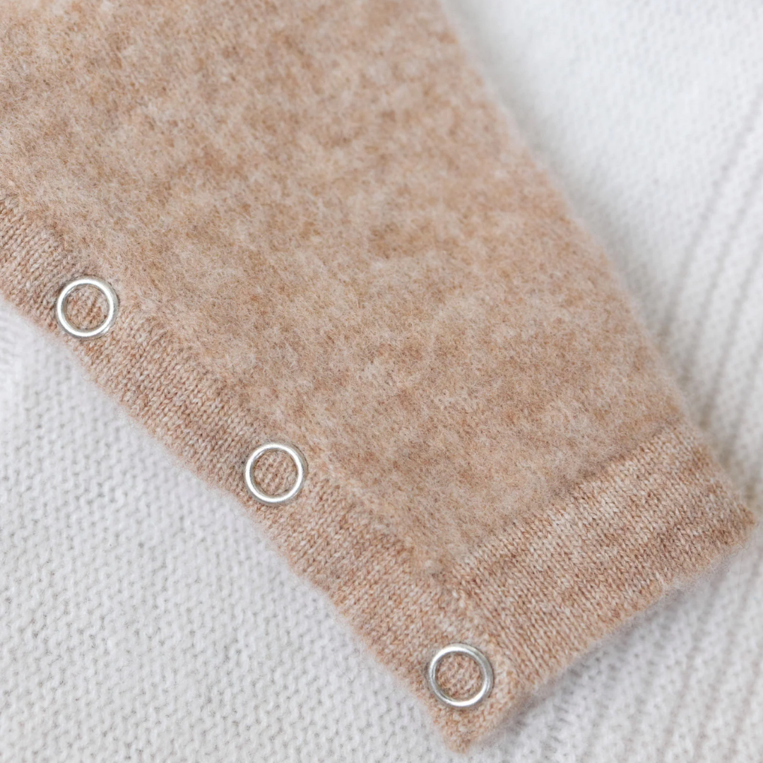 Cotton Wool Onesie - Camel