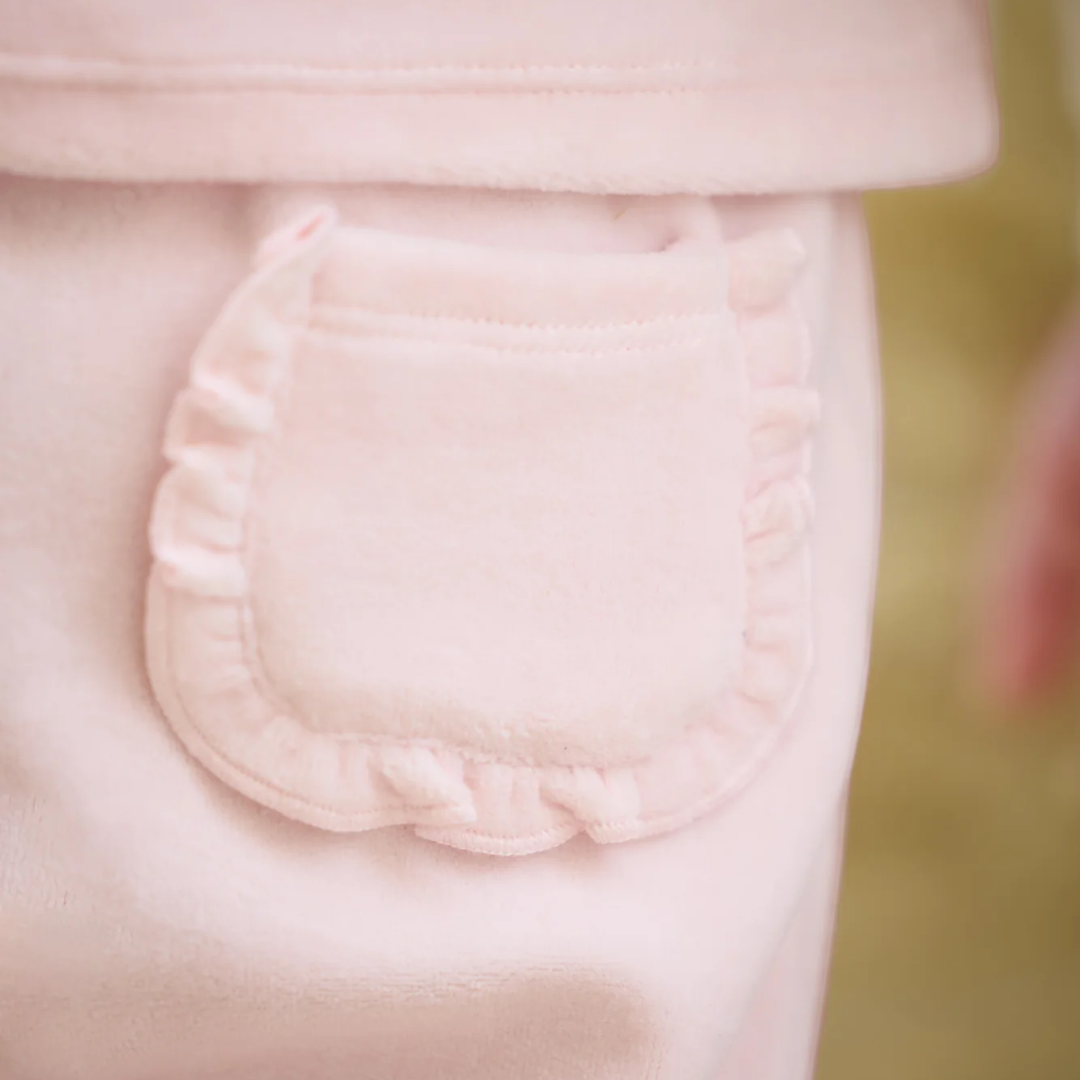 Pale Pink Girls Tracksuit