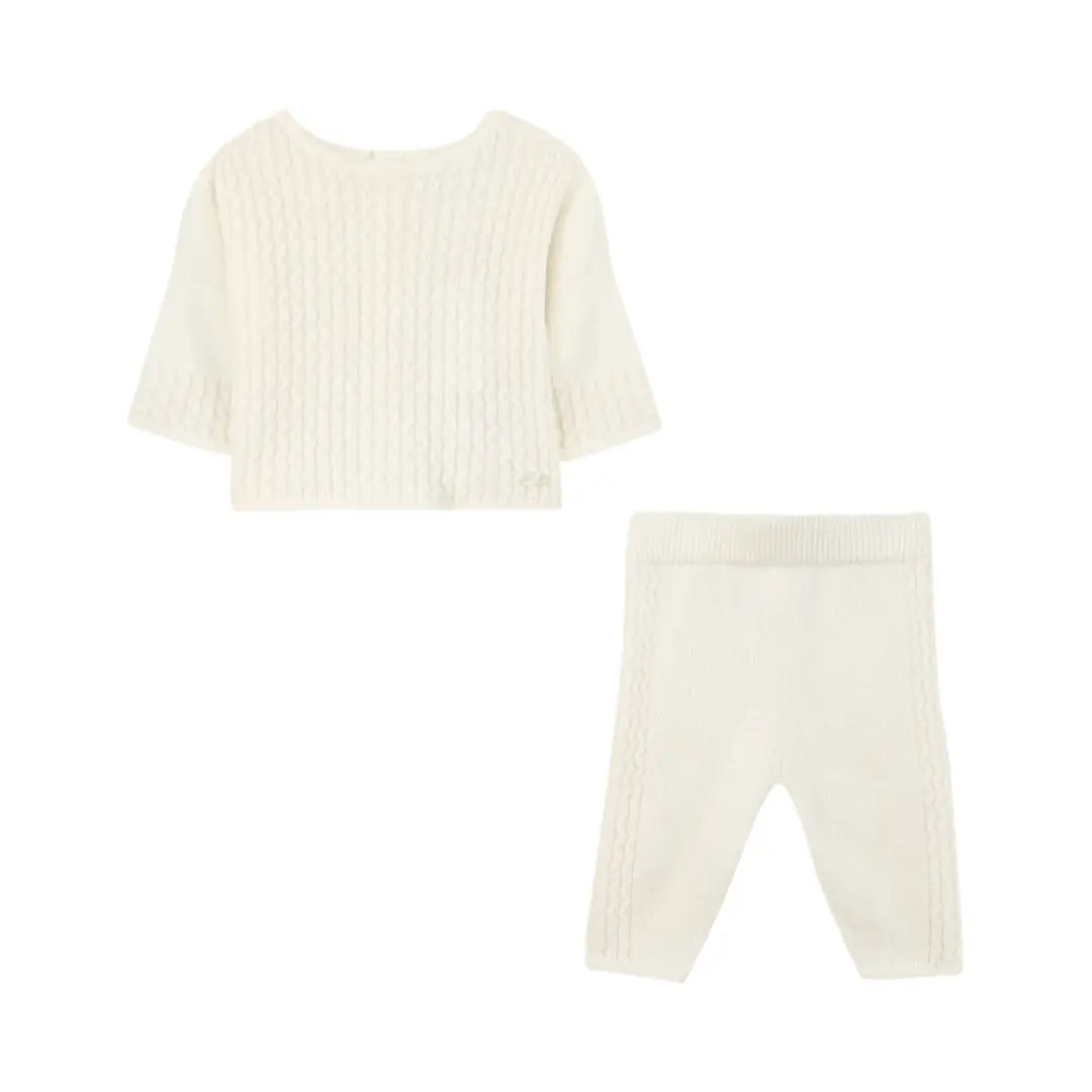 100% Cashmere Set - Ecru TARTINE ET CHOCOLAT