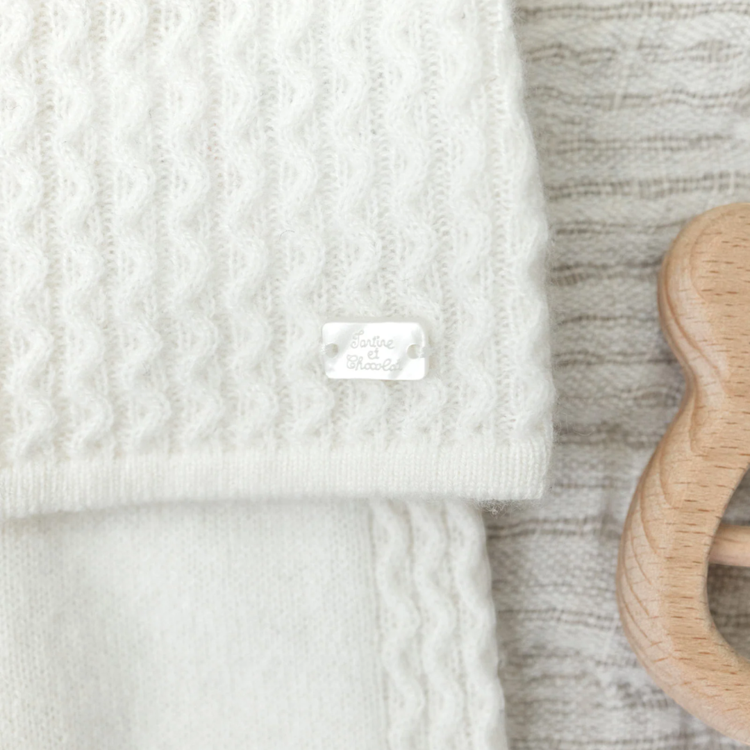 100% Cashmere Set - Ecru