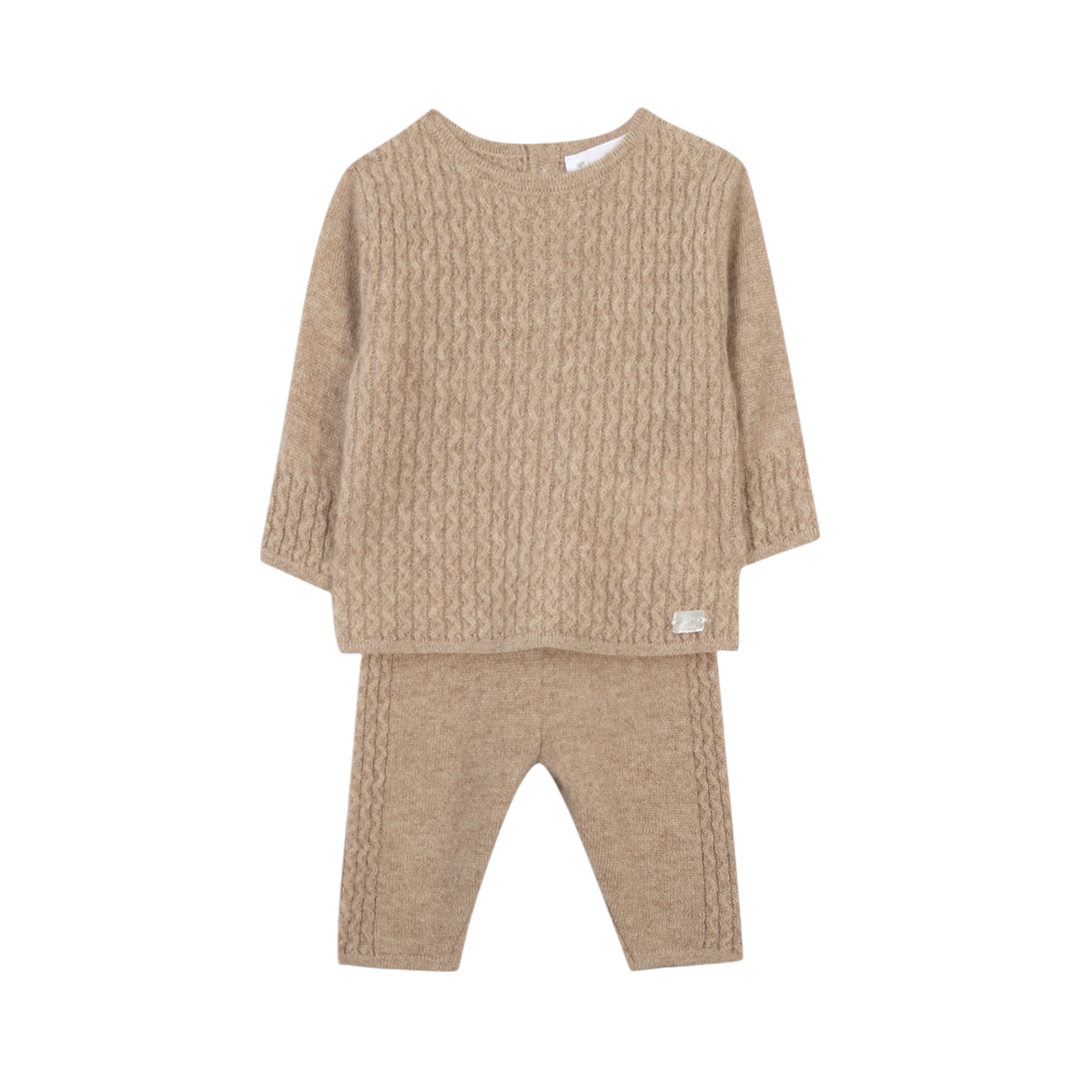 100% Cashmere Set - Beige
