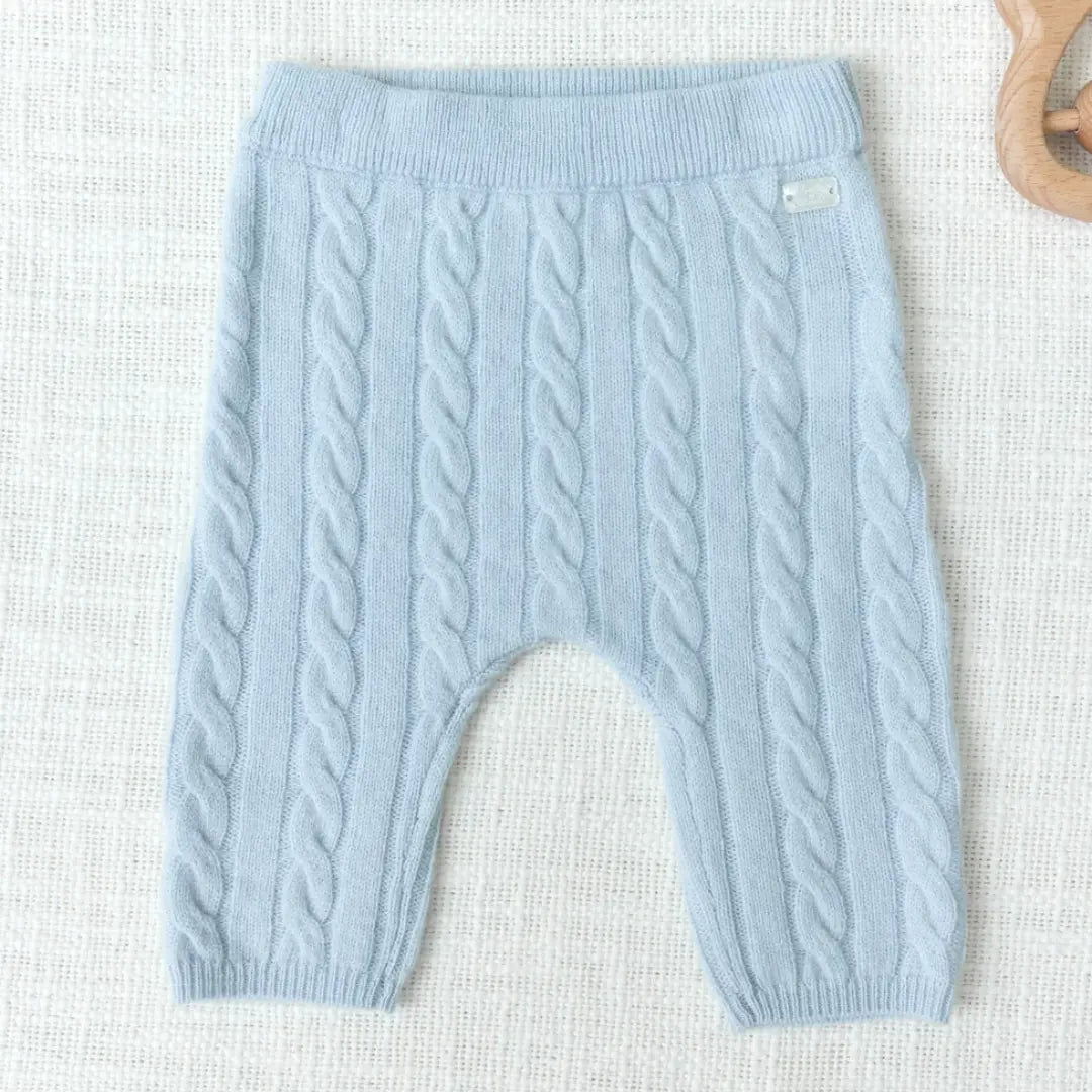 Wool Cashmere Baby Set - Sky Blue TARTINE ET CHOCOLAT