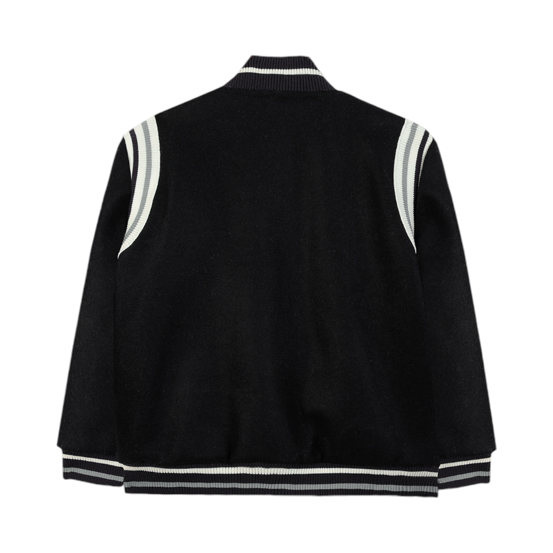 Unisex Navy Blue Bomber Jacket