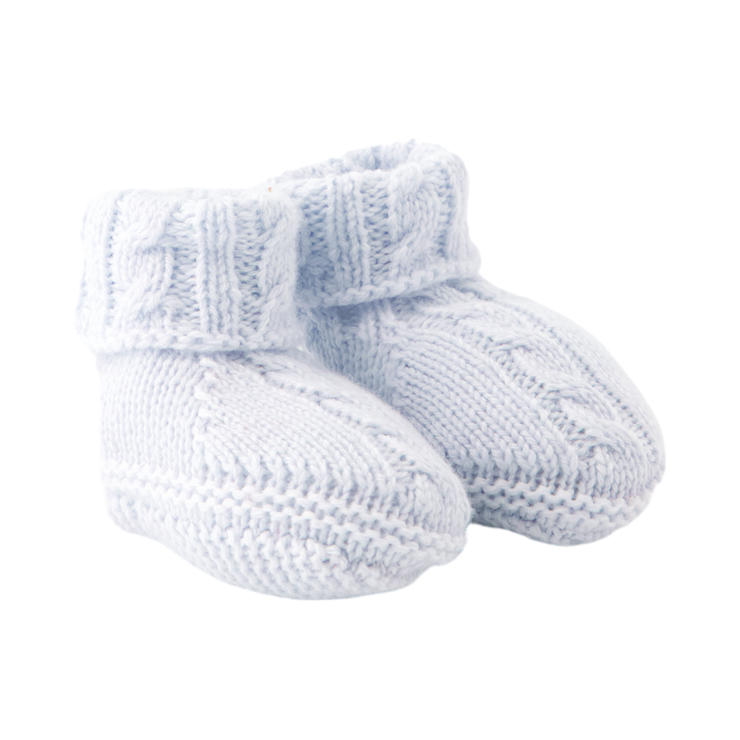 Knit Baby Socks - Sky Blue