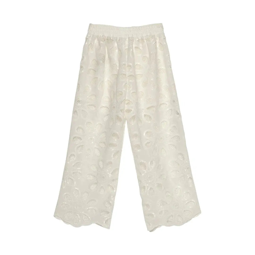 Layla Lace Top & Pants - Snow White TUTU DU MONDE