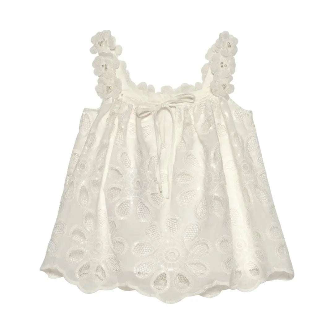 Layla Lace Top & Pants - Snow White TUTU DU MONDE
