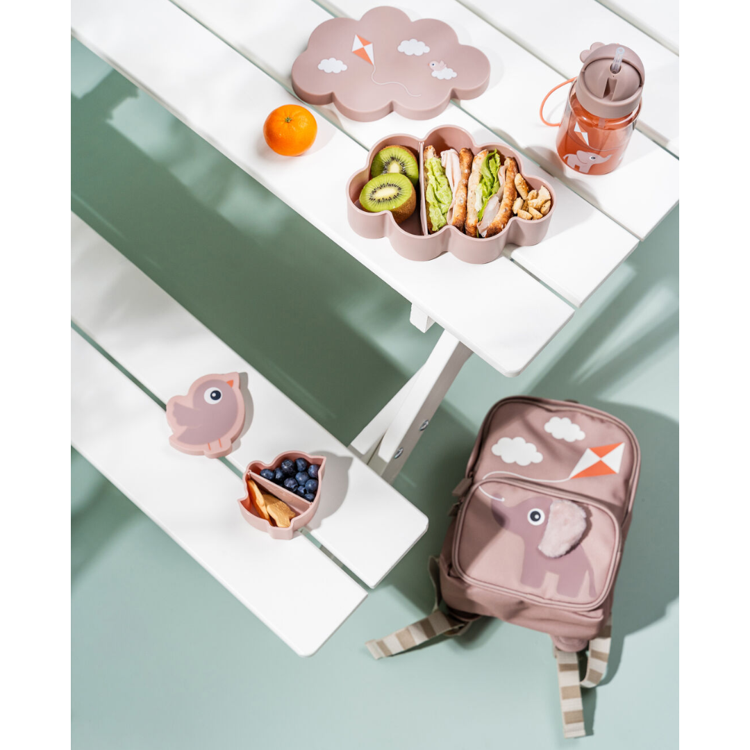 Lunch & Snack Box with Straw Bottle Powder