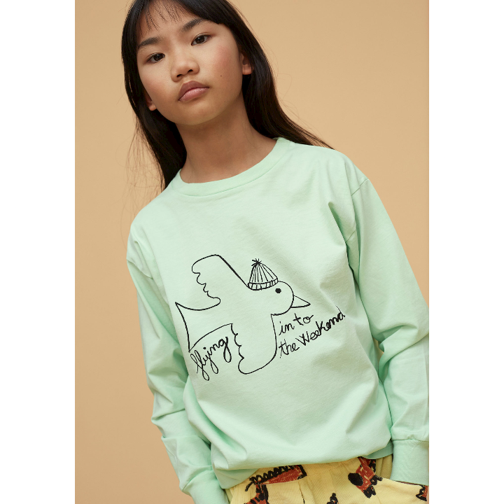 Bird T-shirt - Green