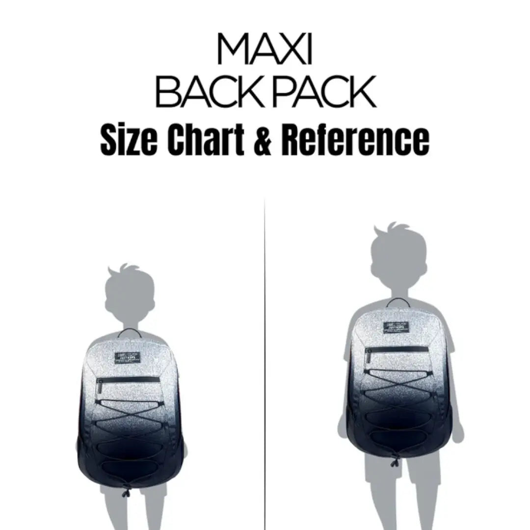 Backpack Pro Maxi Black & White Speckle Fade HYPE