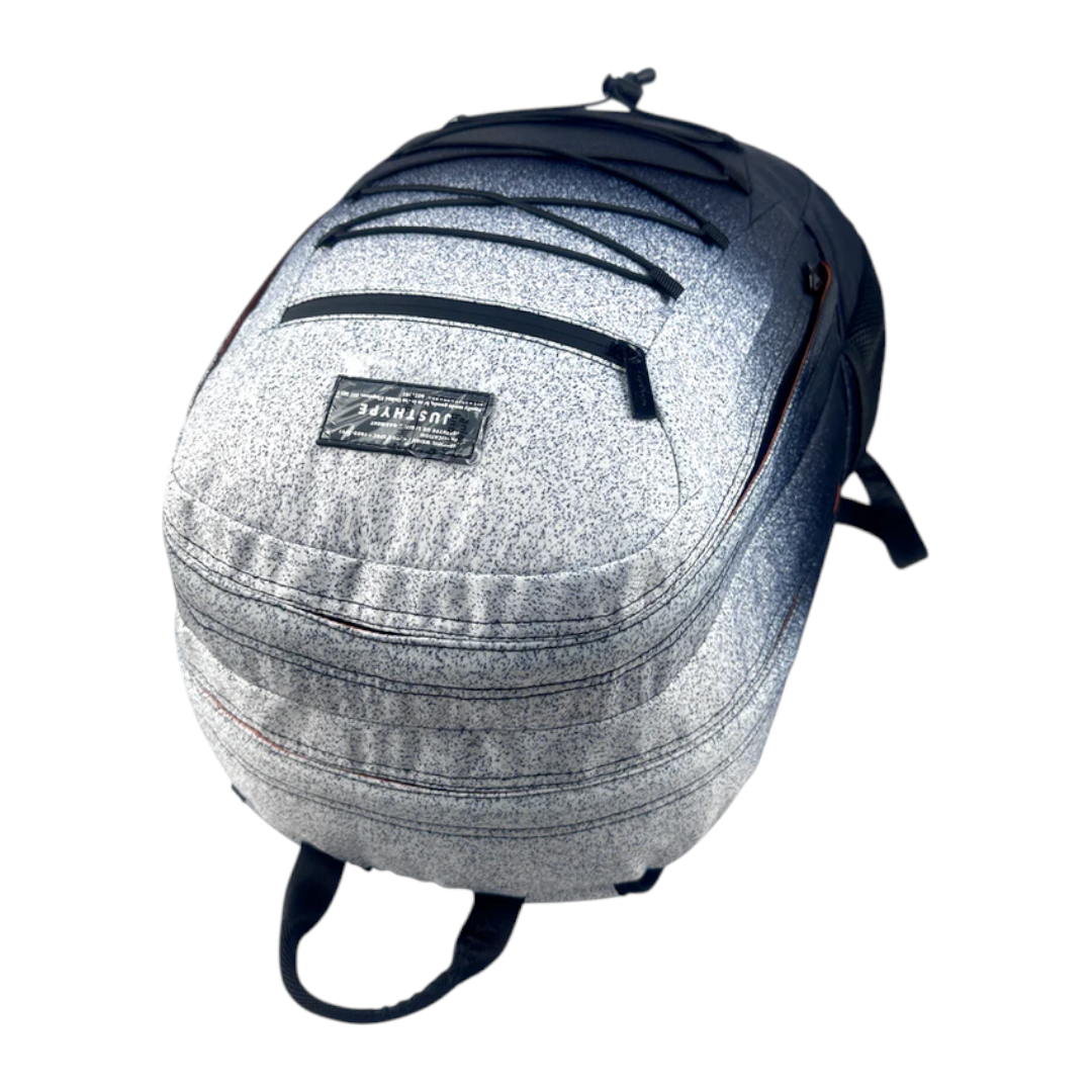 Backpack Pro Maxi Black & White Speckle Fade