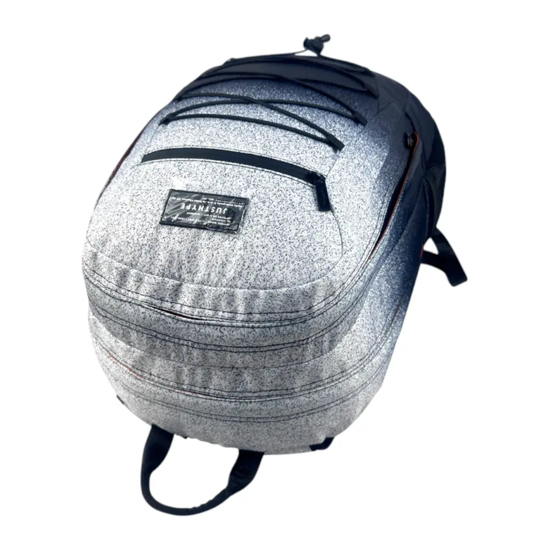 Backpack Pro Maxi Black & White Speckle Fade HYPE