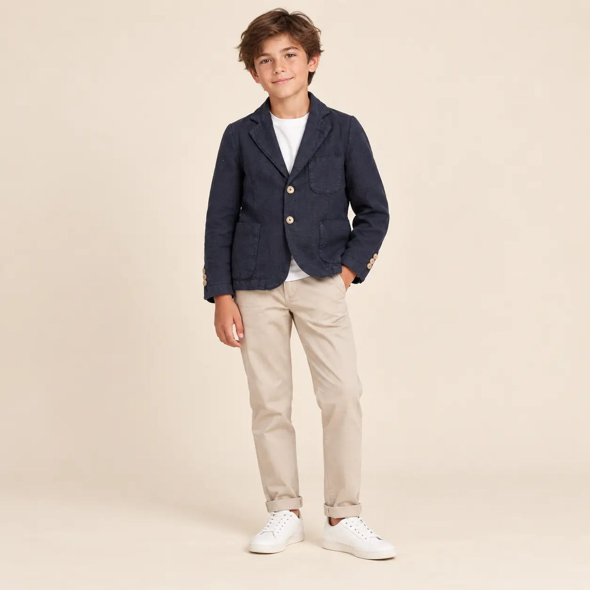Boy 2 Buttons Jackets Blue lookbook image 3