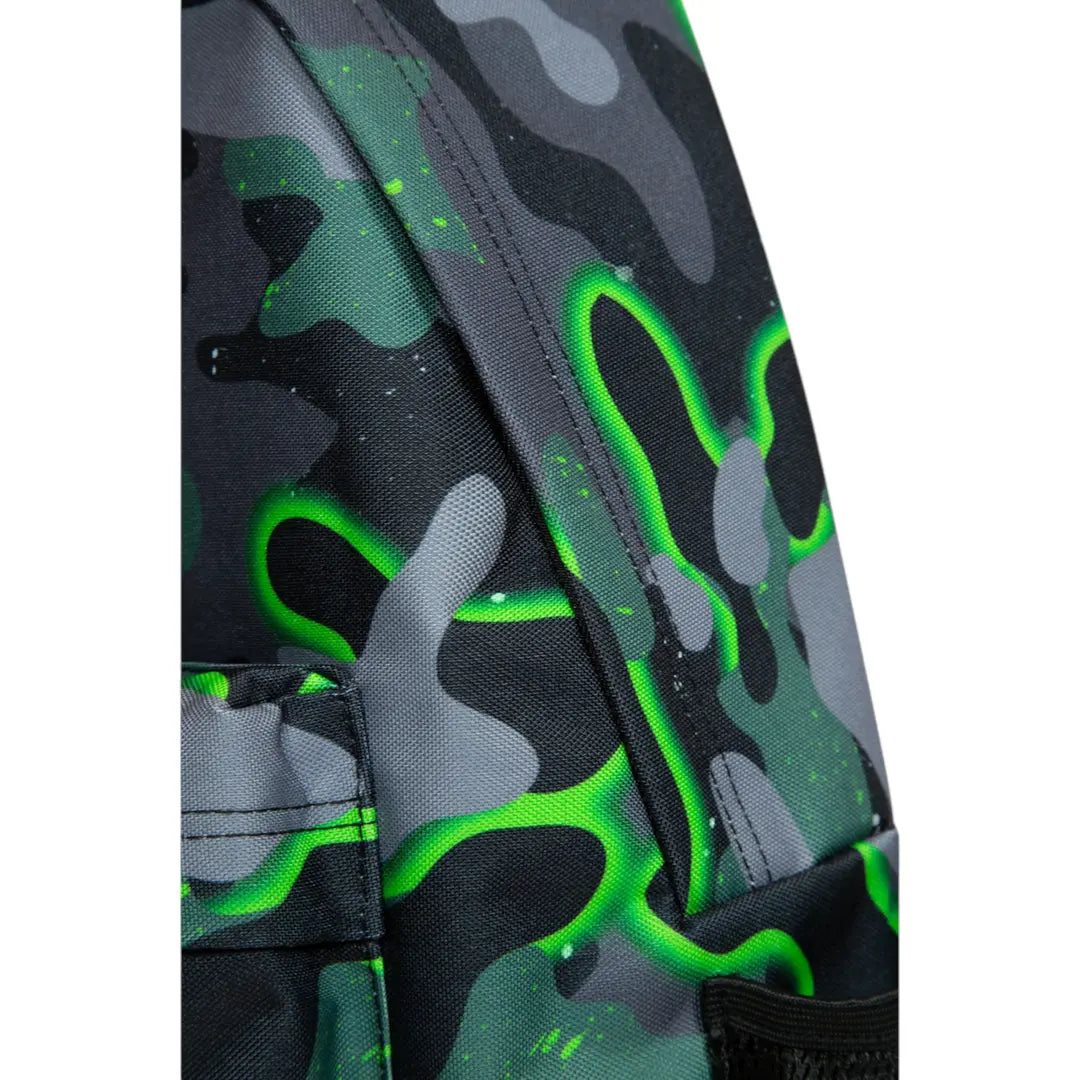 Iconic Green Glow Camo Backpack HYPE