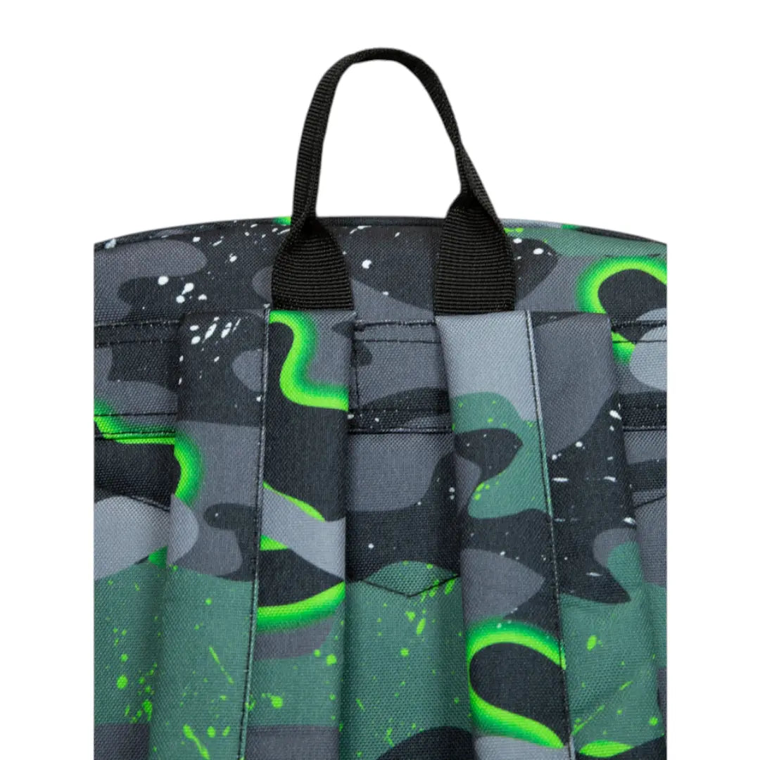 Iconic Green Glow Camo Backpack HYPE