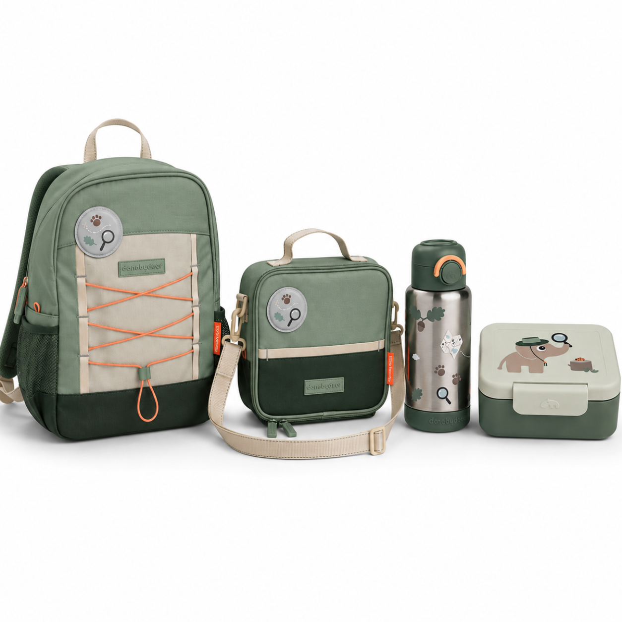 Tiny Trails Green Set of 4