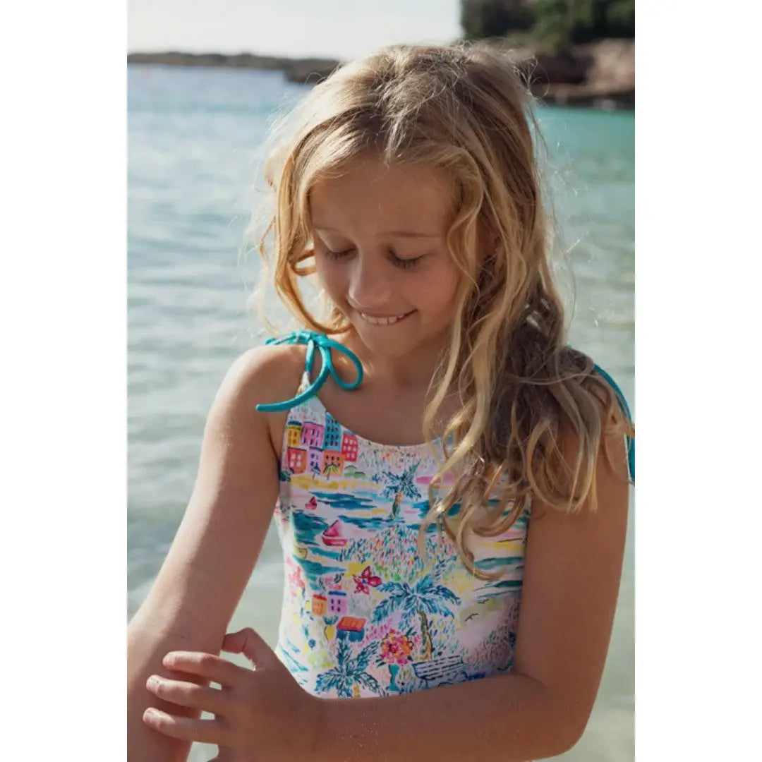Gigi One Piece Swimsuit - Aqua LISON PARIS