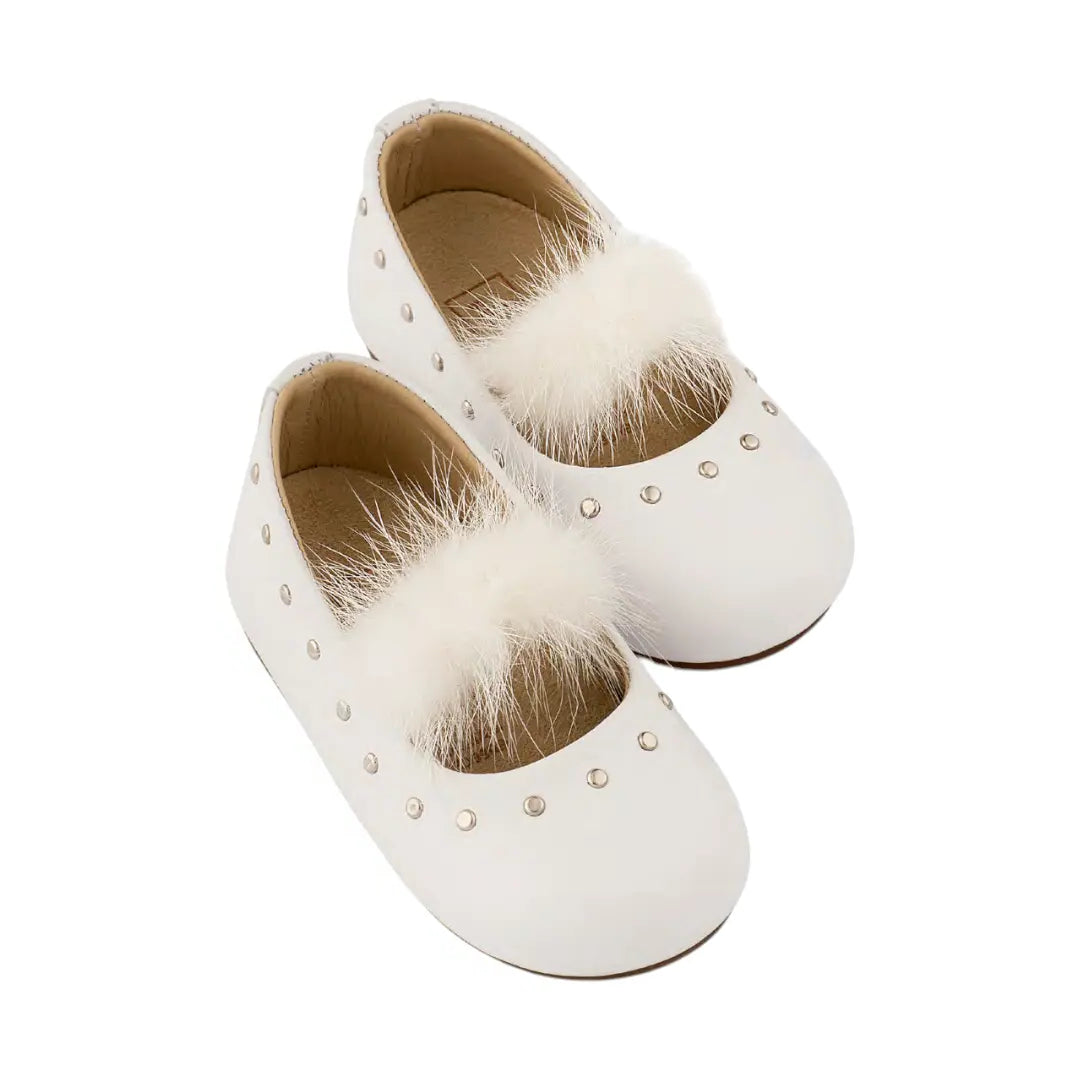 Babywalker Fur Ballerina - White BABYWALKER