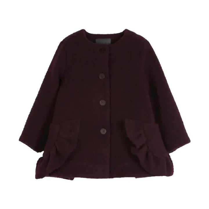 Coat Eunice Burgundy WOLF & RITA