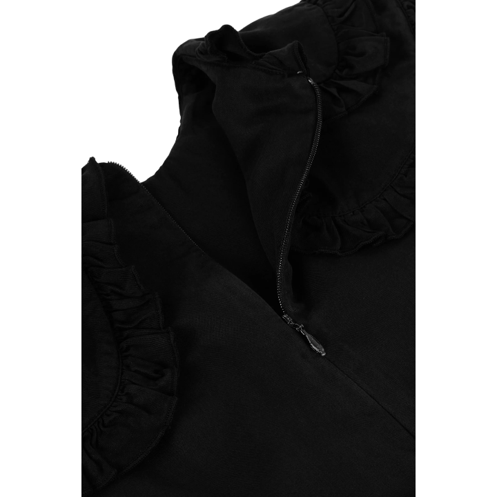 Clarissa Black Woven Blouse
