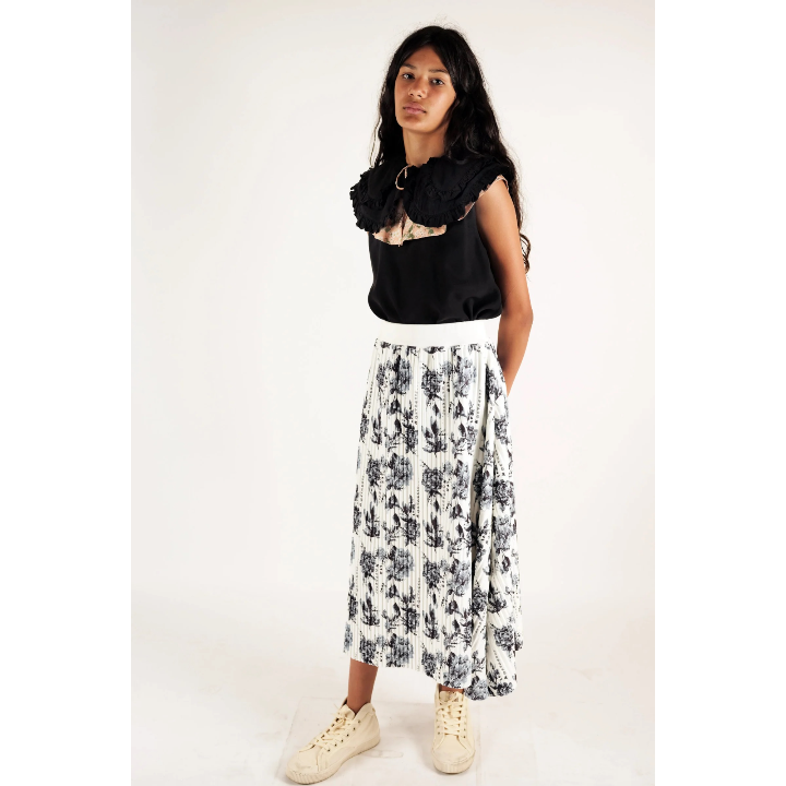 Clarissa Black Woven Blouse
