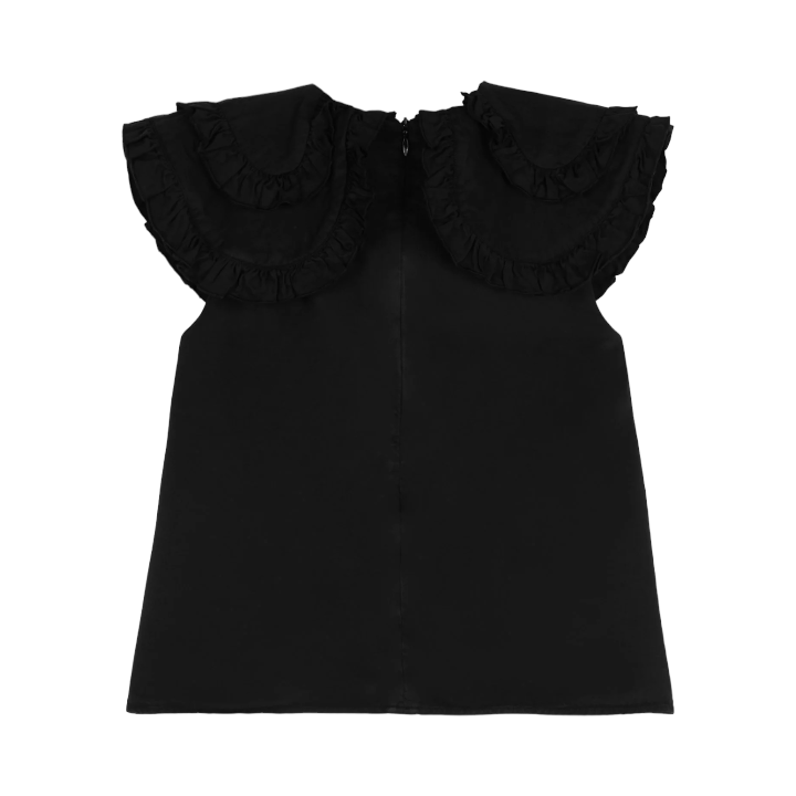 Clarissa Black Woven Blouse