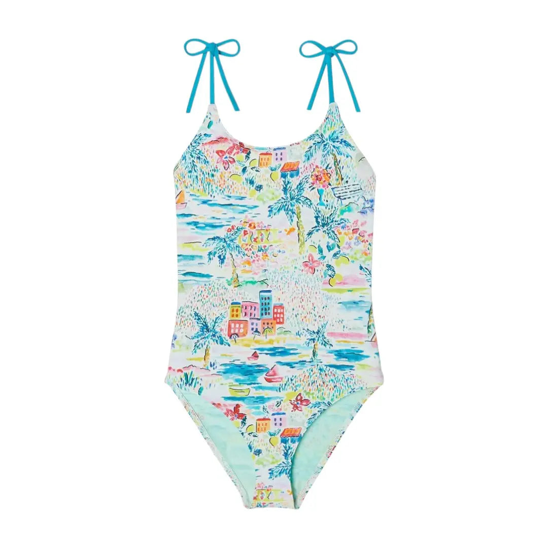 Gigi One Piece Swimsuit - Aqua LISON PARIS