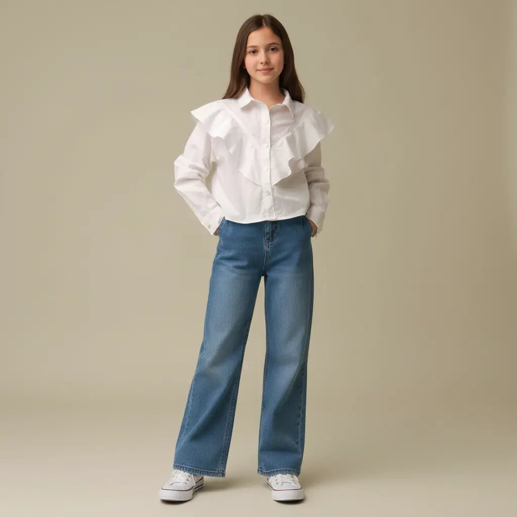 Rosa Ruffle Shirt MEET MARIE