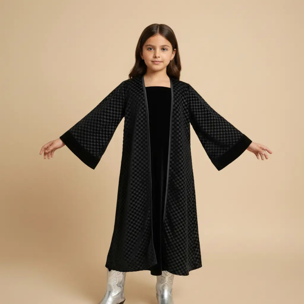 Sahra Noir Velvet Set LAYALEE