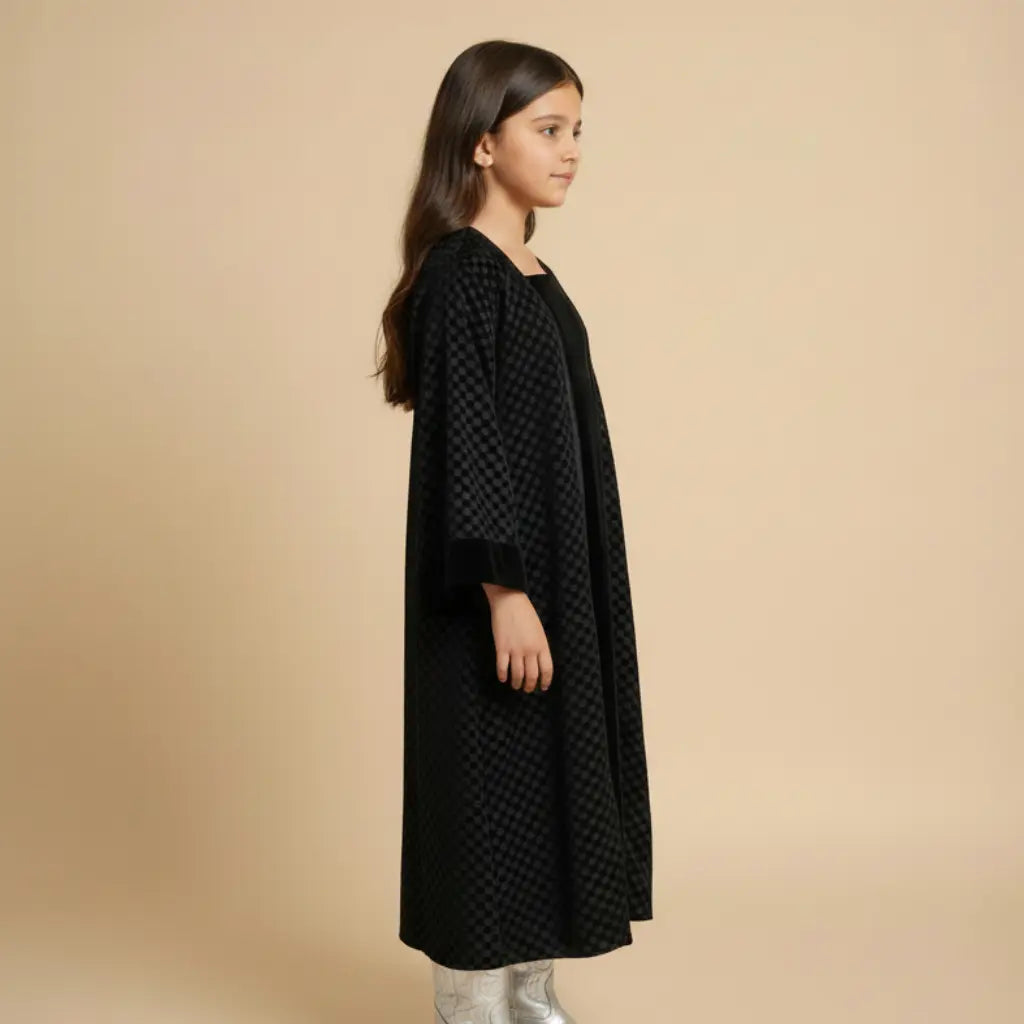 Sahra Noir Velvet Set LAYALEE