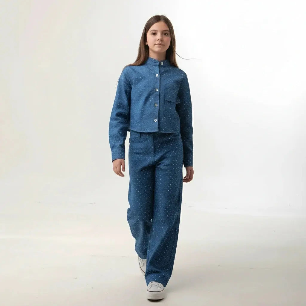 Juliana Glitter Denim Set MEET MARIE