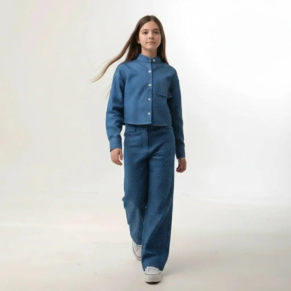 Juliana Glitter Denim Set MEET MARIE