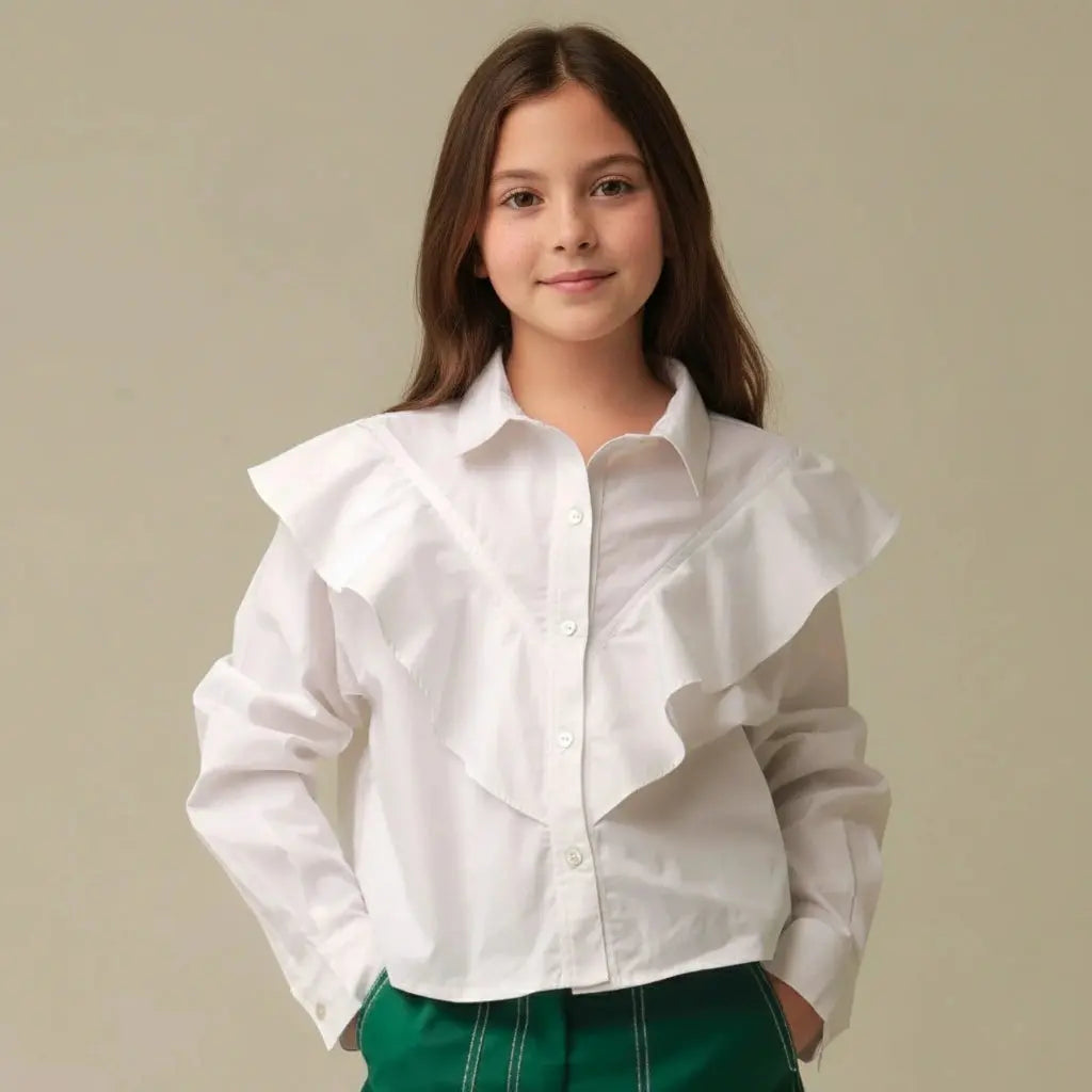 Rosa Ruffle Shirt MEET MARIE