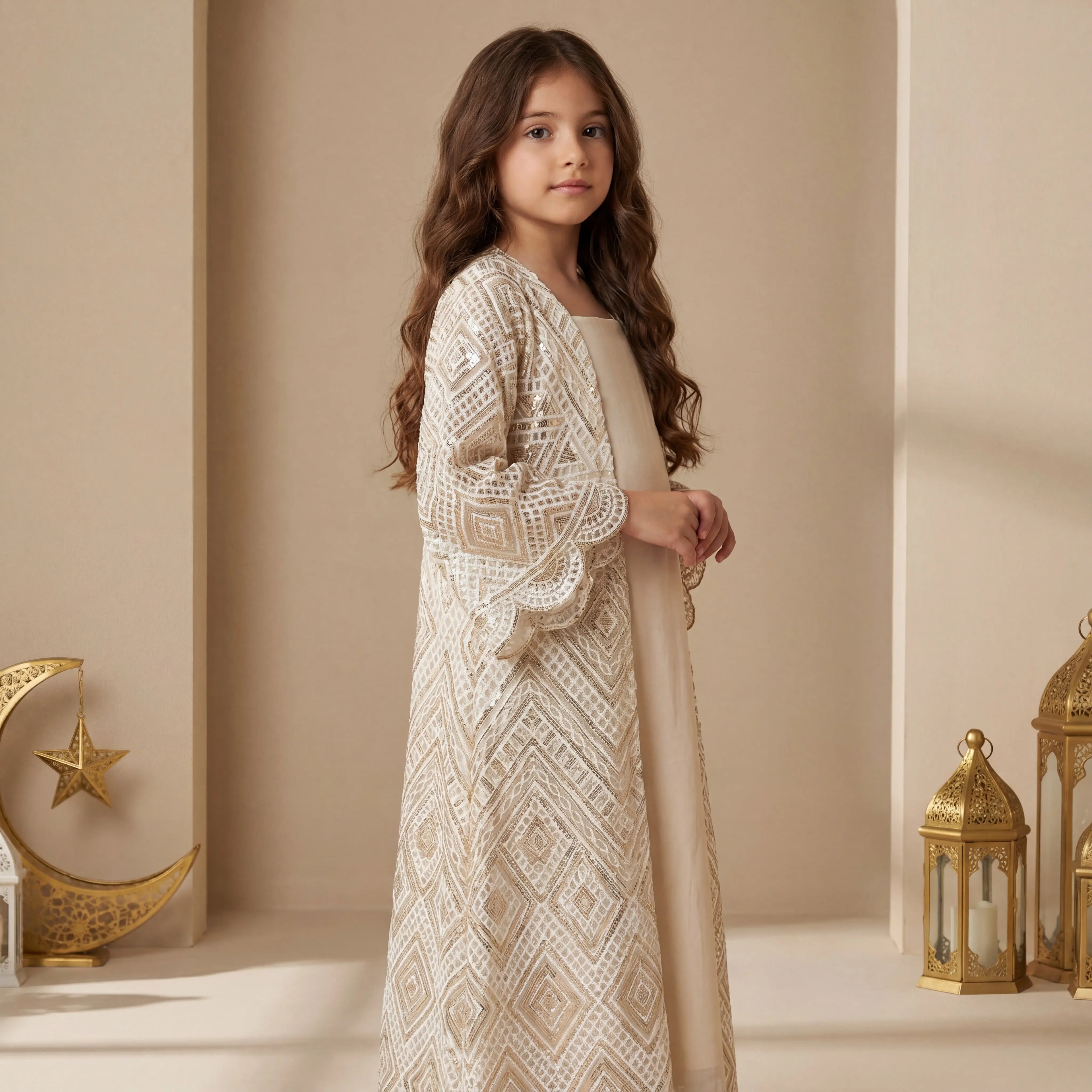 Alia Pearl Embroidered Set LAYALEE