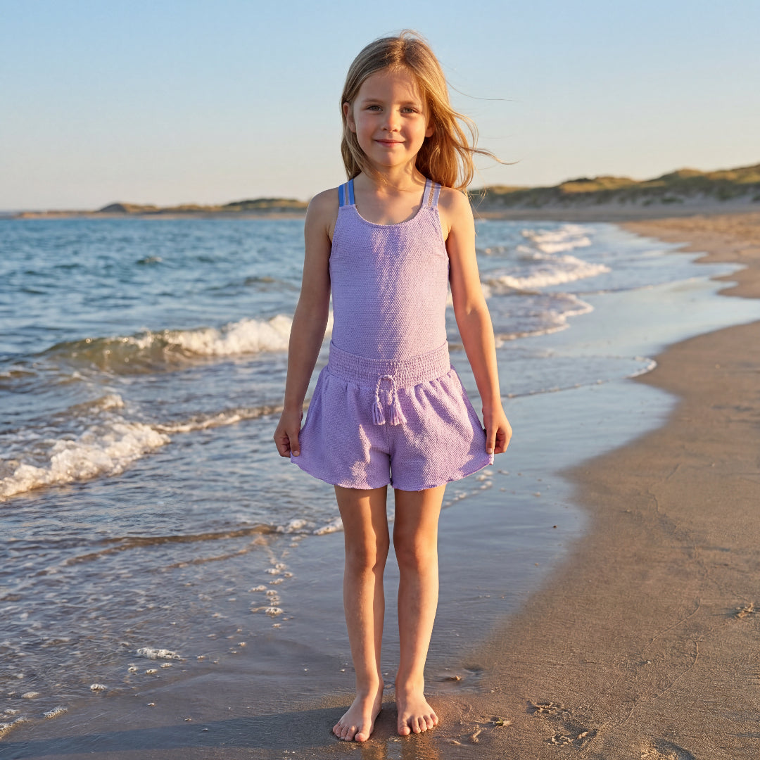 Girls Viola Swimsuit & Trunks