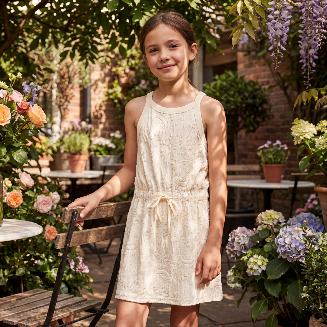 Girls Palm Breeze Terry Dress