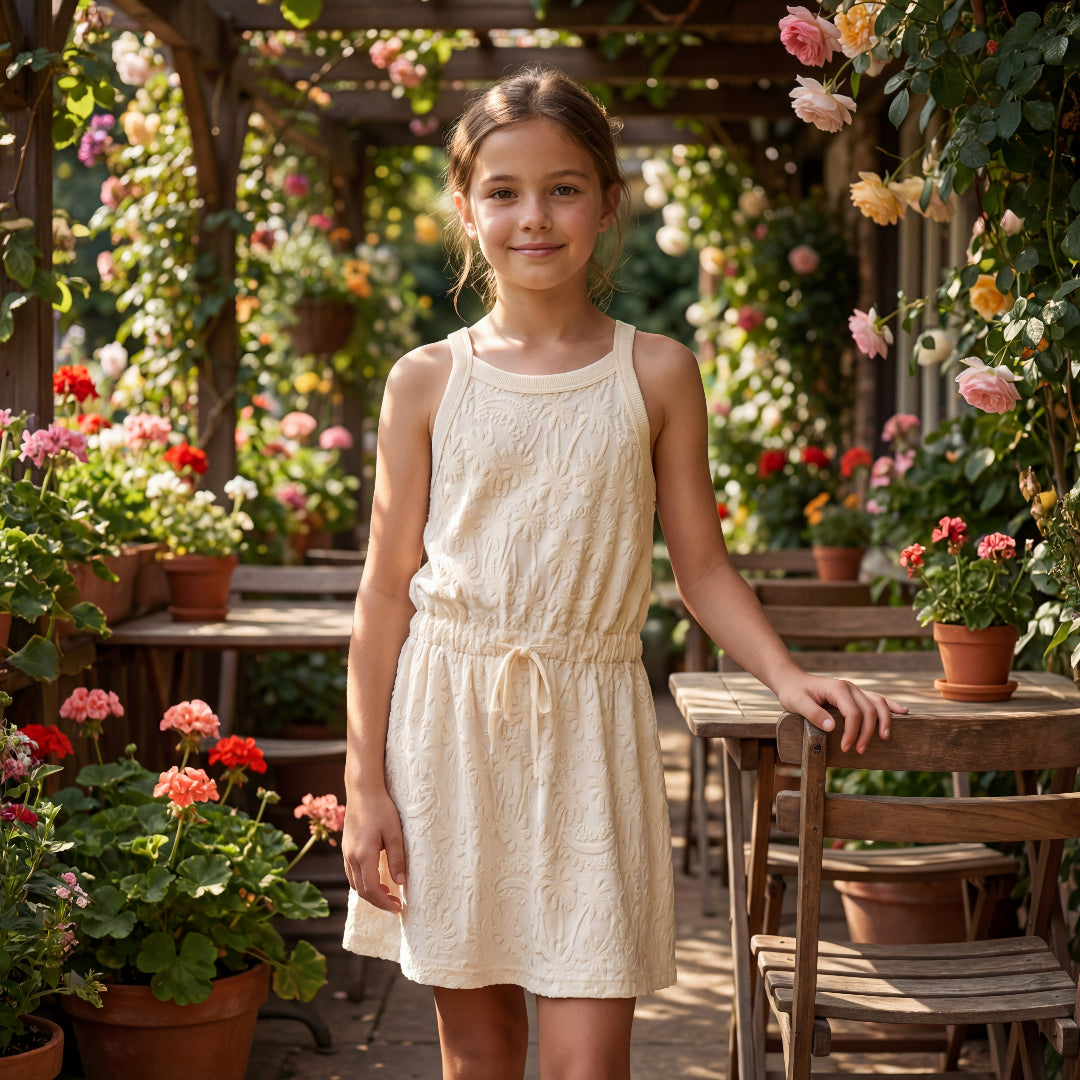 Girls Palm Breeze Terry Dress