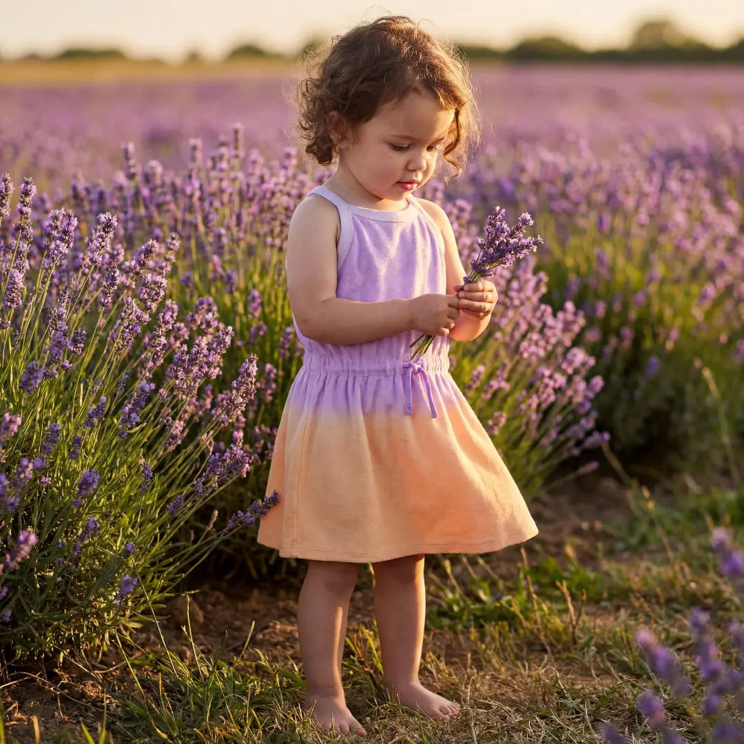 Girls Sunset Fade Dress Molo