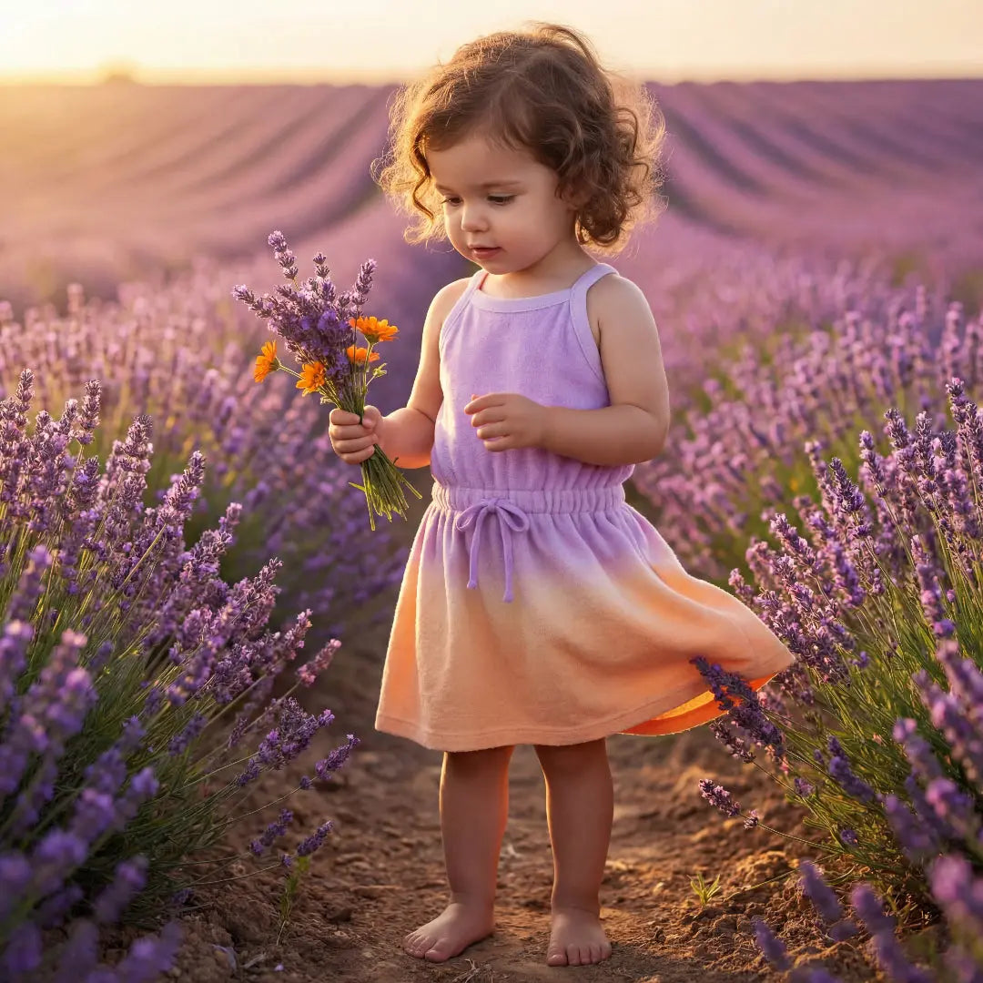 Girls Sunset Fade Dress Molo