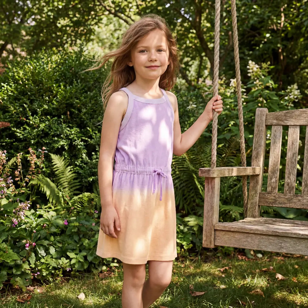 Girls Sunset Fade Dress Molo