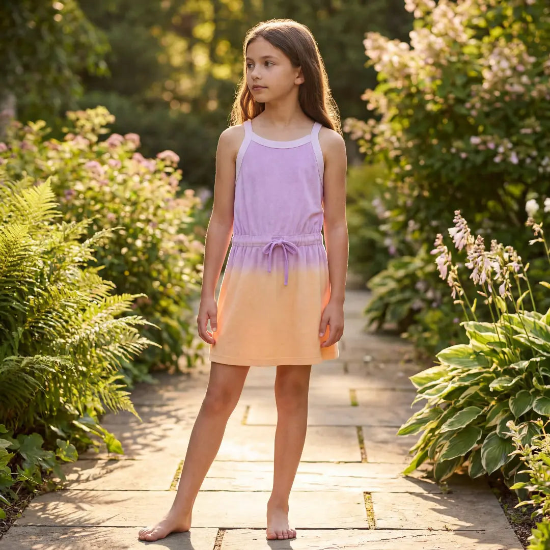 Girls Sunset Fade Dress Molo