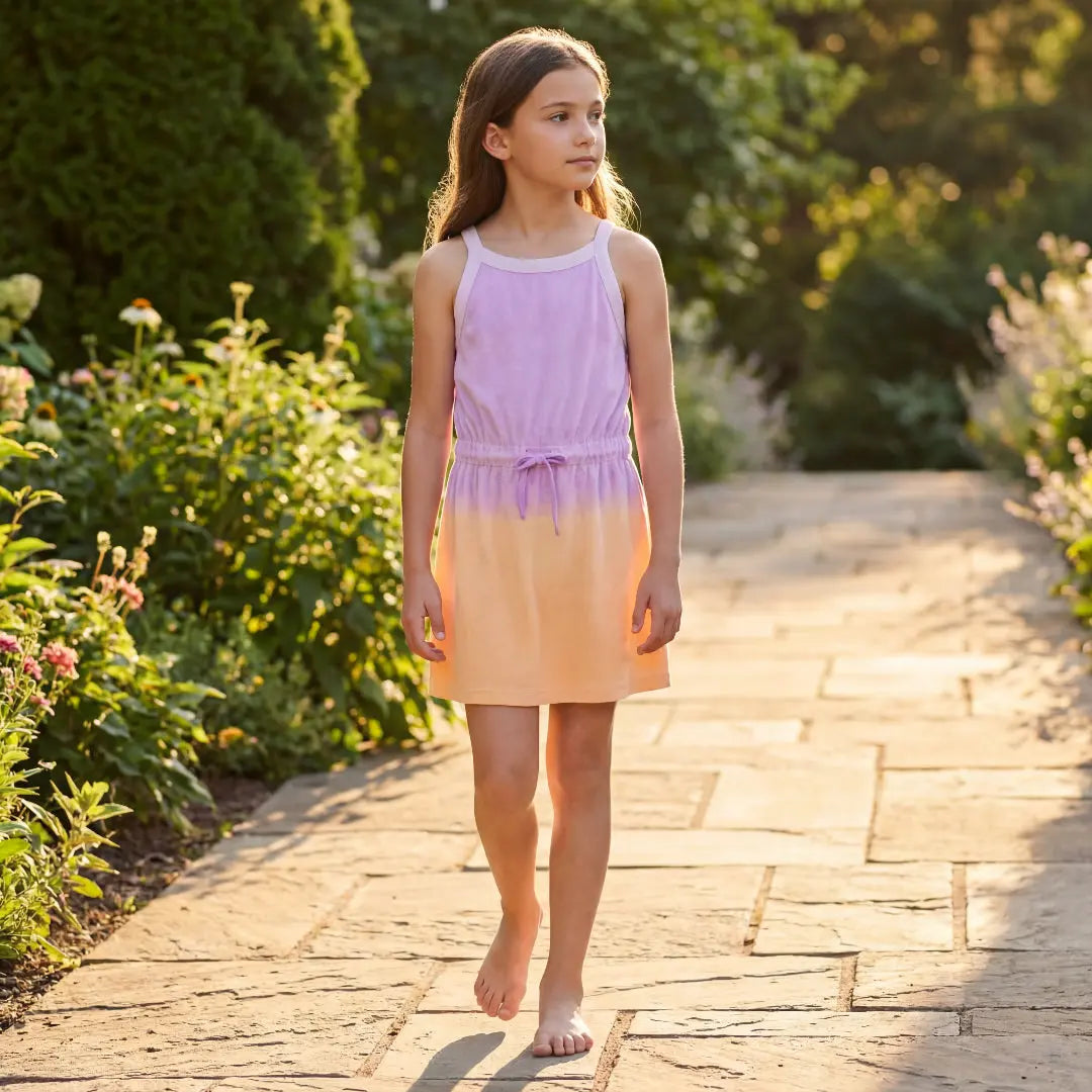 Girls Sunset Fade Dress Molo